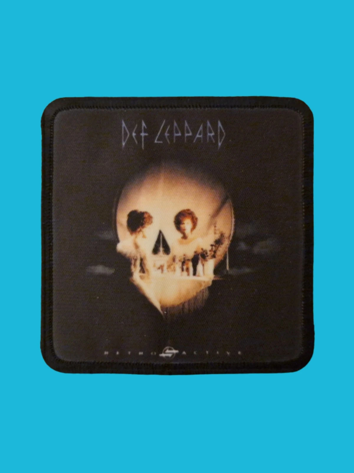 Patch Def Leppard - Retro Active - Imprimé - Carré de 7,5 x 7,5 centimètres